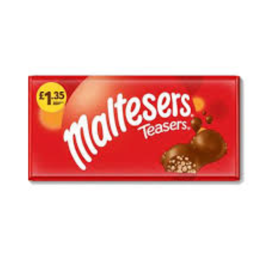 MALTESERS TEASERS CHOC BAR 100G
